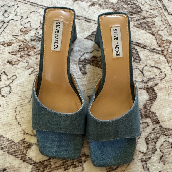 Steve Madden Denim Heels - Picture 2 of 4